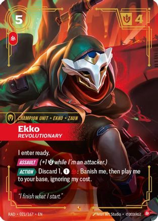 Ekko, Revolutionary (021/167) - Radiance Foil-1