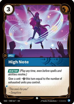 High Note (048/167) - Radiance-1