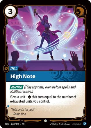 High Note (048/167) - Radiance-1
