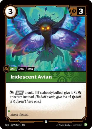 Iridescent Avian (027/167) - Radiance-1