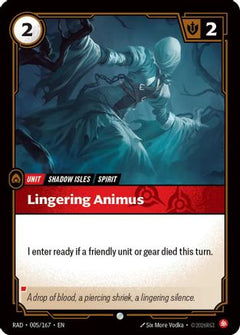 Lingering Animus (005/167) - Radiance Foil-1