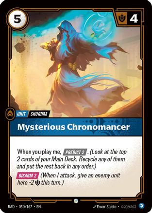 Mysterious Chronomancer (050/167) - Radiance-1