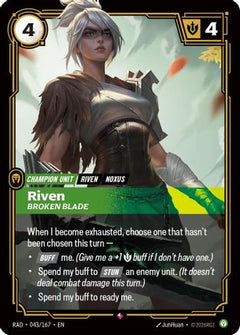 Riven, Broken Blade (043/167) - Radiance Foil-1
