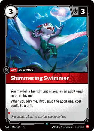 Shimmering Swimmer (014/167) - Radiance-1