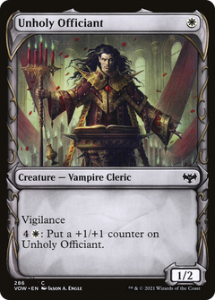 Unholy Officiant (Showcase) (VOW-286) - Innistrad: Crimson Vow: (Showcase)-1