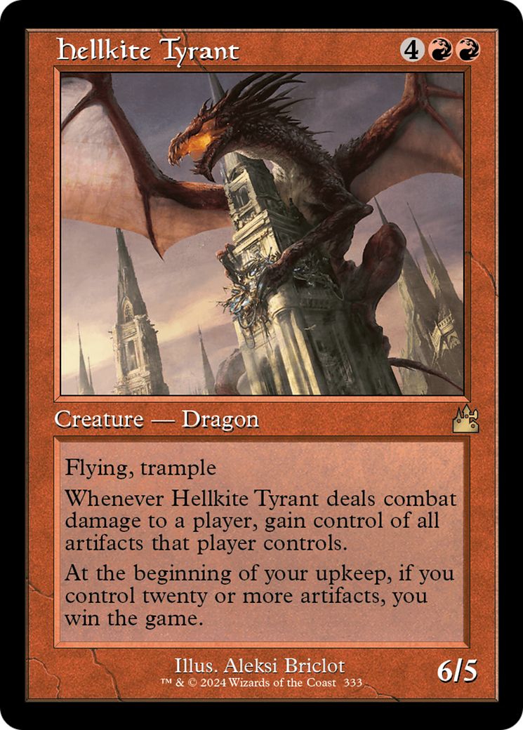 Hellkite Tyrant (Retro Frame) [Ravnica Remastered]-1