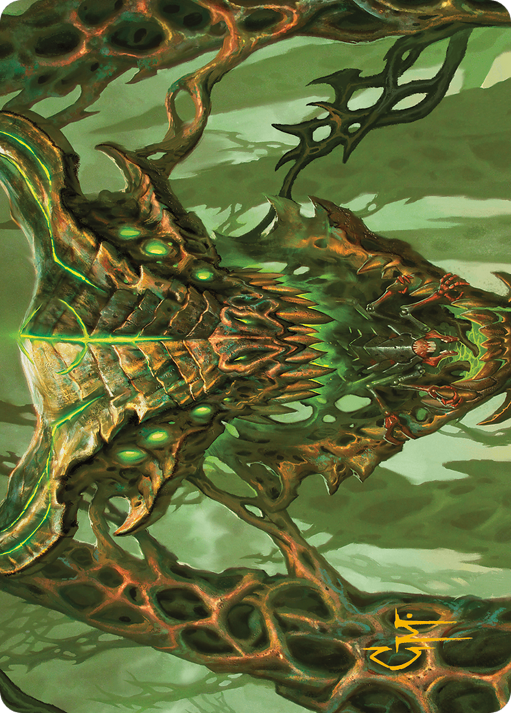 Colossal Dreadmask // Colossal Dreadmask (AMH3-008) - Modern Horizons 3 Art Series (Borderless) Foil-1