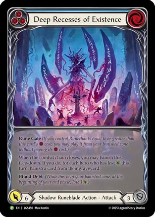 Deep Recesses Of Existence - LGS450 (LGS450) - Flesh and Blood: Promo Cards Rainbow Foil-1