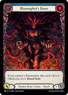 Blasmophet's Boon - FAB521 (FAB521) - Flesh and Blood: Promo Cards Rainbow Foil-1