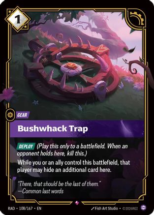 Bushwhack Trap (108/167) - Radiance Foil-1