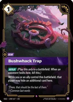 Bushwhack Trap (108/167) - Radiance Foil-1
