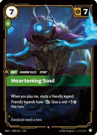 Heartening Soul (040/167) - Radiance Foil-1