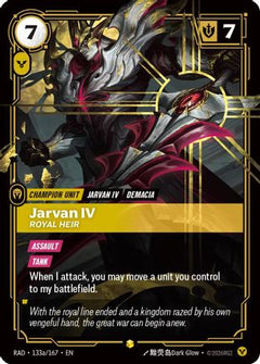 Jarvan IV, Royal Heir (Alternate Art) (133a/167) - Radiance Foil-1