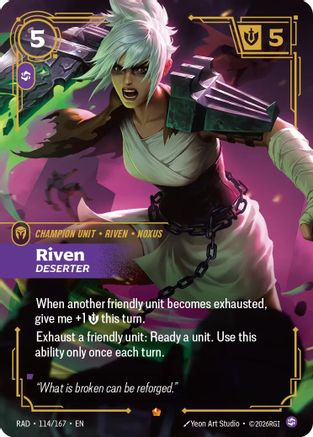Riven, Deserter (114/167) - Radiance Foil-1