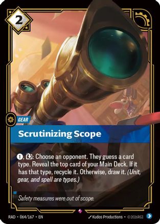 Scrutinizing Scope (064/167) - Radiance Foil-1