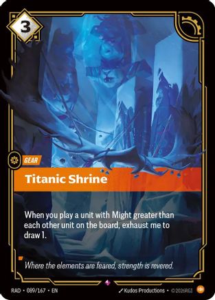 Titanic Shrine (089/167) - Radiance Foil-1