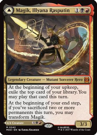 Magik, Ilyana Rasputin (MDD-242) - Marvel: Darkhold Destiny Foil-1