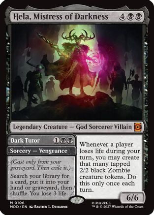 Hela, Mistress of Darkness (MDD-106) - Marvel: Darkhold Destiny Foil-1