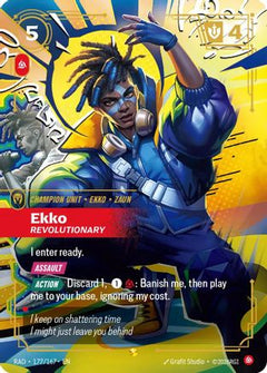 Ekko, Revolutionary (Overnumbered) (177/167) - Radiance Foil-1