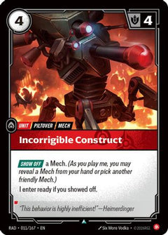 Incorrigible Construct (011/167) - Radiance-1