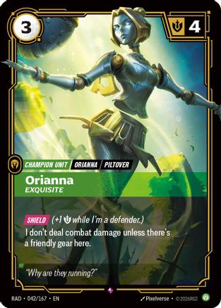 Orianna, Exquisite (042/167) - Radiance Foil-1