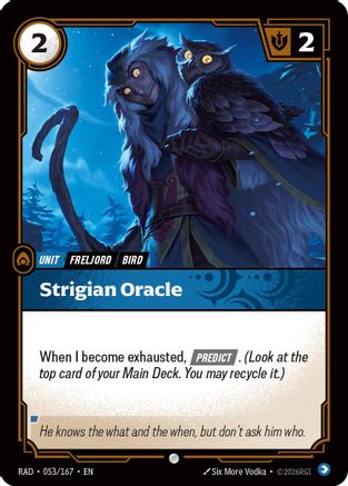 Strigian Oracle (053/167) - Radiance-1