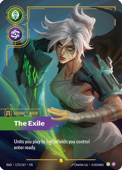 Riven, The Exile (Overnumbered) (173/167) - Radiance Foil-1