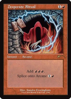Desperate Ritual (2706) (Retro Frame) (SLD-2706) - Secret Lair Drop Series Foil-1