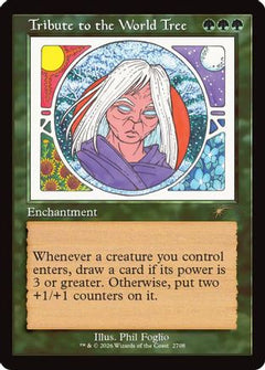 Tribute to the World Tree (Retro Frame) (SLD-2708) - Secret Lair Drop Series-1