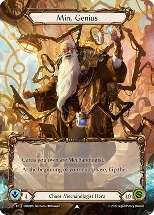 Min, Genius (Marvel) (OBK006) - Outbreak Cold Foil-1