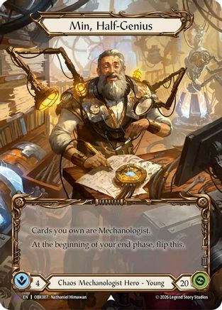 Min, Half-Genius (Marvel) (OBK007) - Outbreak Cold Foil-1