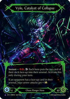 Vyle, Catalyst of Collapse (Marvel) (OBK012) - Outbreak Cold Foil-1