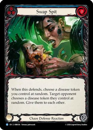 Swap Spit (Blue) (OBK036) - Outbreak Rainbow Foil-1