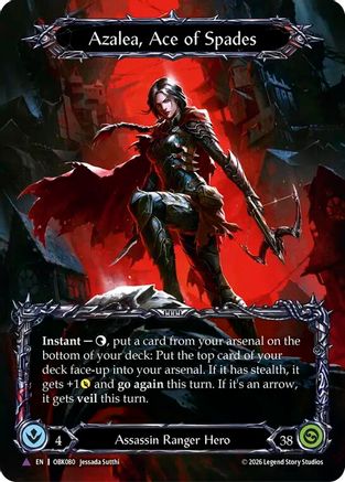 Azalea, Ace of Spades (Marvel) (OBK080) - Outbreak Cold Foil