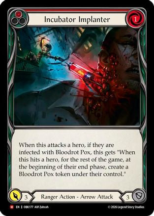 Incubator Implanter (OBK177) - Outbreak Rainbow Foil