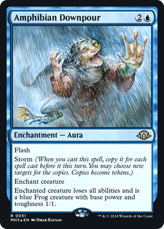 Amphibian Downpour [Modern Horizons 3 Prerelease Promos]-1