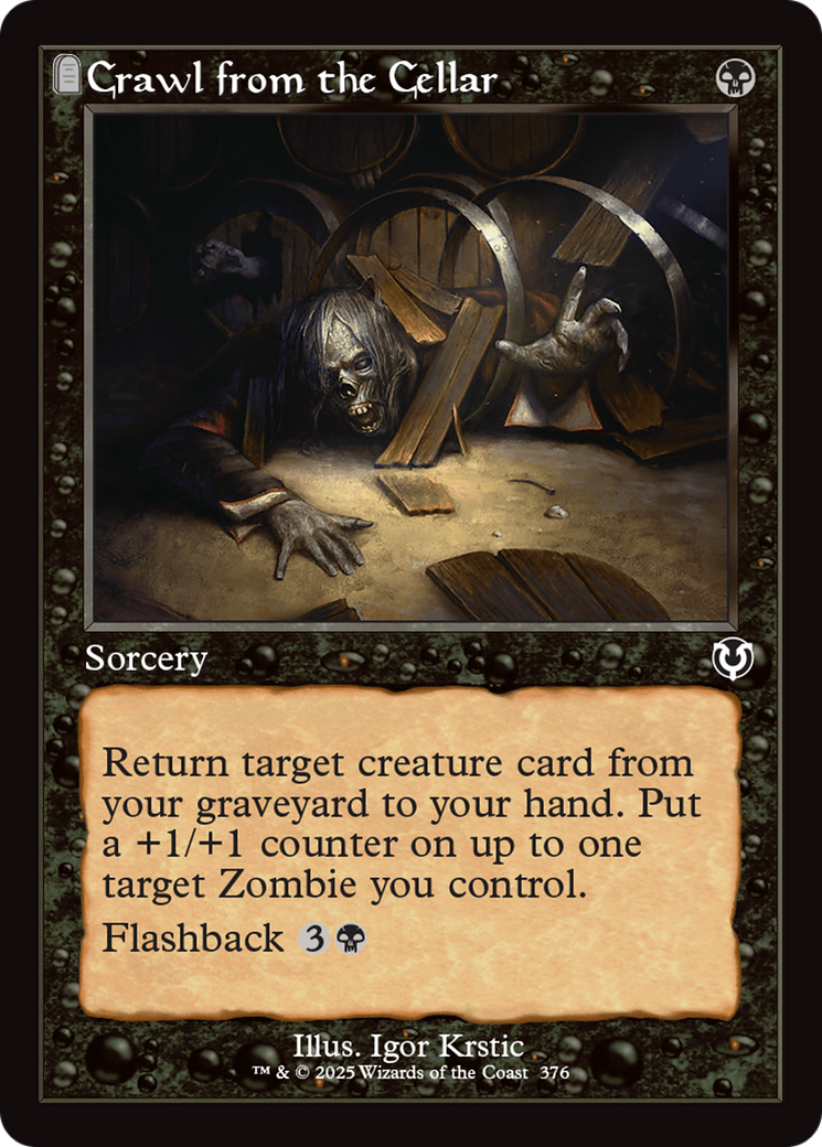 Crawl from the Cellar (Retro Frame) [Innistrad Remastered]-1