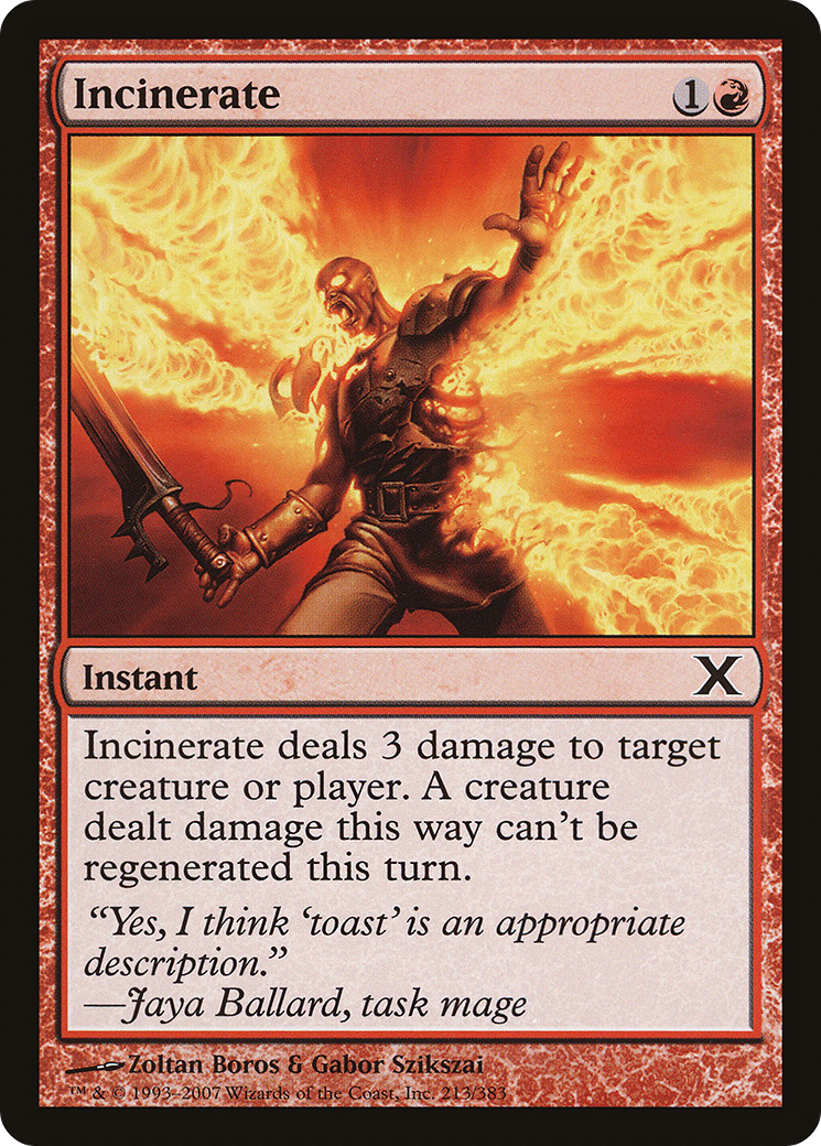 Incinerate [Tenth Edition]-1