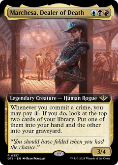 Marchesa, Dealer of Death (Extended Art) [Outlaws of Thunder Junction]-1