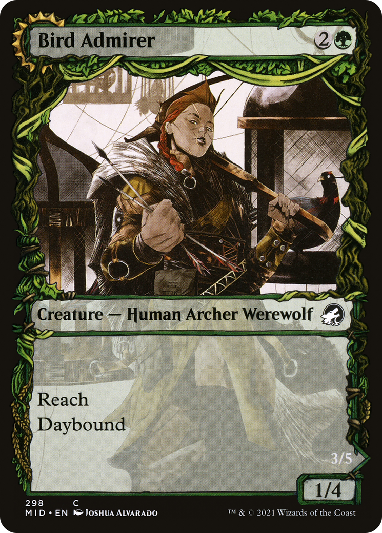 Bird Admirer // Wing Shredder (Showcase Equinox) [Innistrad: Midnight Hunt]-3