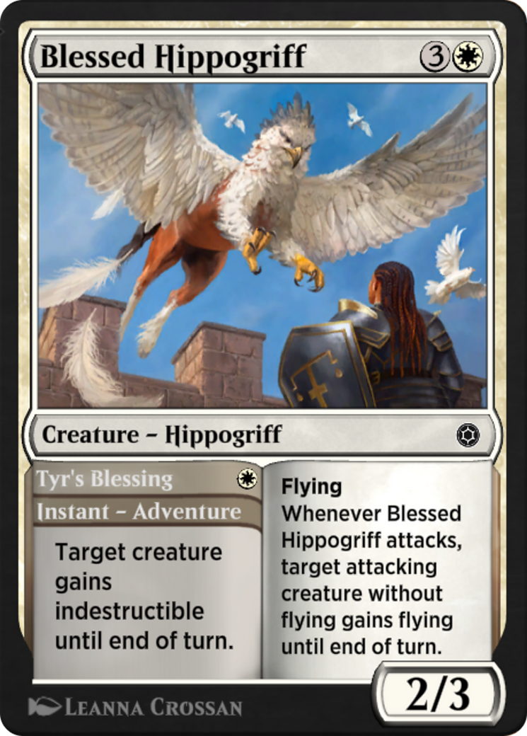 Blessed Hippogriff // Tyr's Blessing (HBG-085) - Alchemy Horizons: Baldur's Gate-1