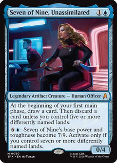 Seven of Nine, Unassimilated (TRK-080) - Star Trek Foil-1