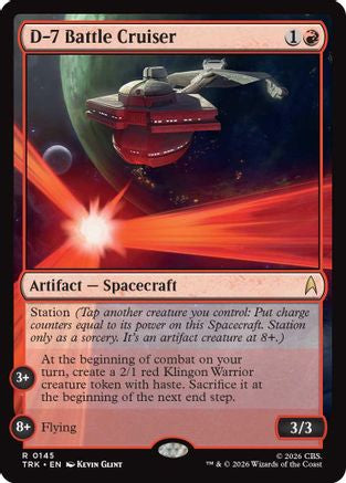 D-7 Battle Cruiser (TRK-145) - Star Trek-1