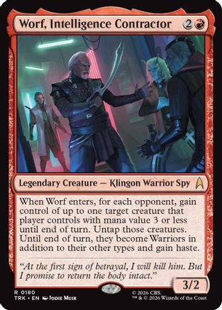 Worf, Intelligence Contractor (TRK-180) - Star Trek-1