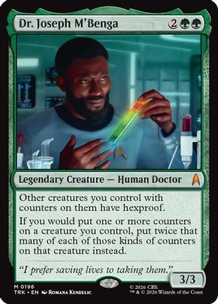 Dr. Joseph M'Benga (TRK-196) - Star Trek Foil-1