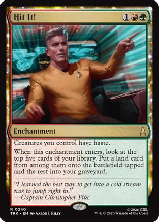 Hit It! (TRK-240) - Star Trek Foil-1