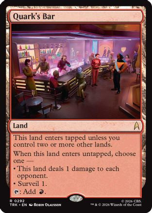 Quark's Bar (TRK-292) - Star Trek Foil-1
