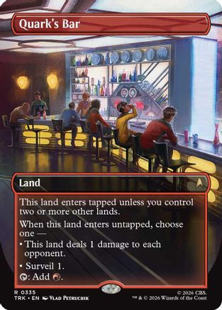 Quark's Bar (Borderless) (0335) (TRK-335) - Star Trek Foil-1