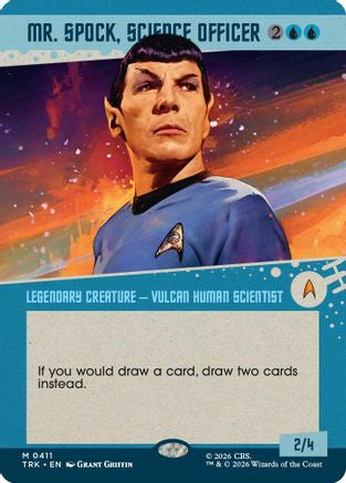 Mr. Spock, Science Officer (Showcase) (TRK-411) - Star Trek Foil-1