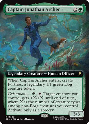 Captain Jonathan Archer (Extended Art) (TRK-467) - Star Trek Foil-1